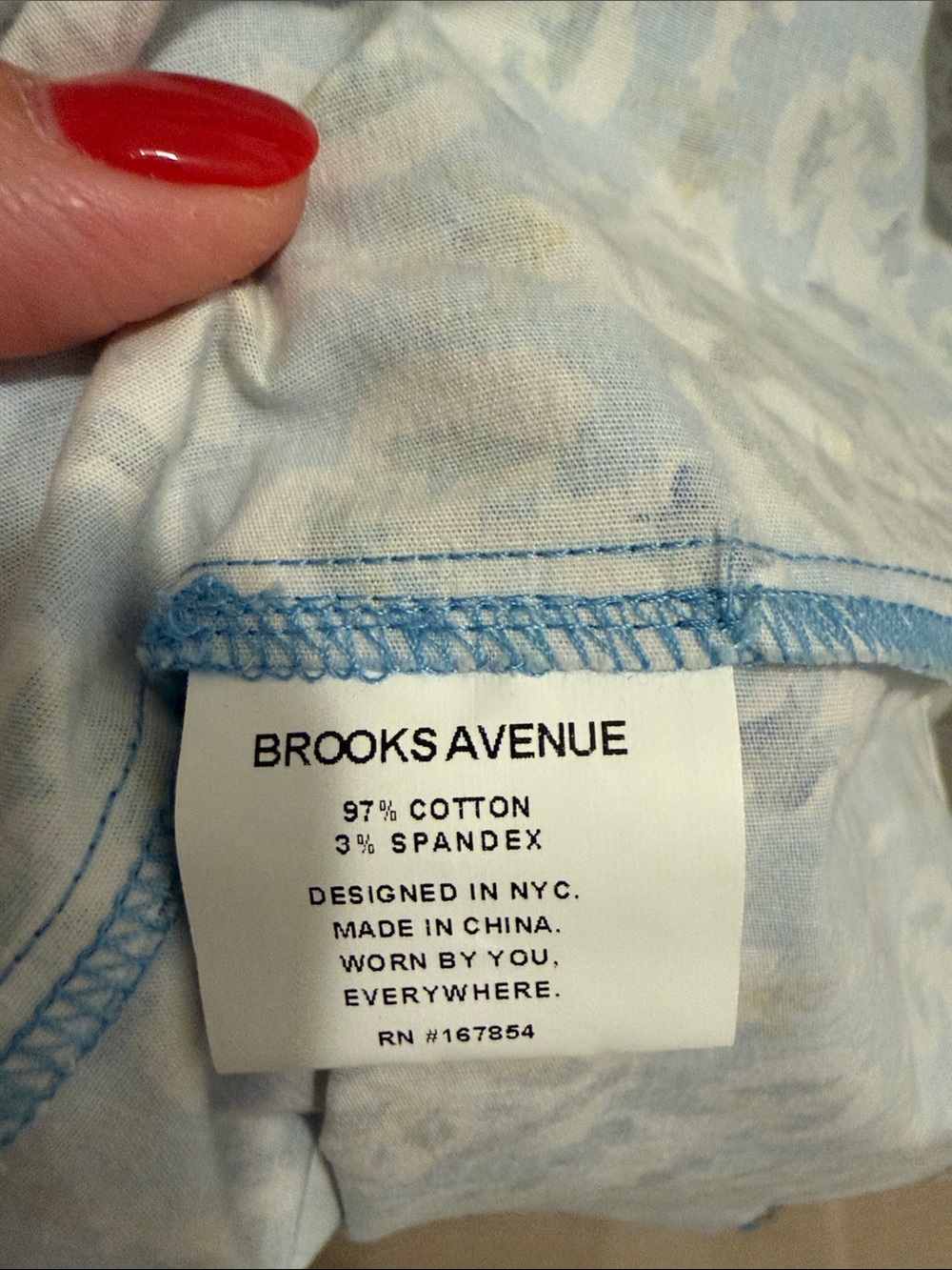Smocked Tiered Maxi Dress in Light Blue Floral - Picture 5 of 6